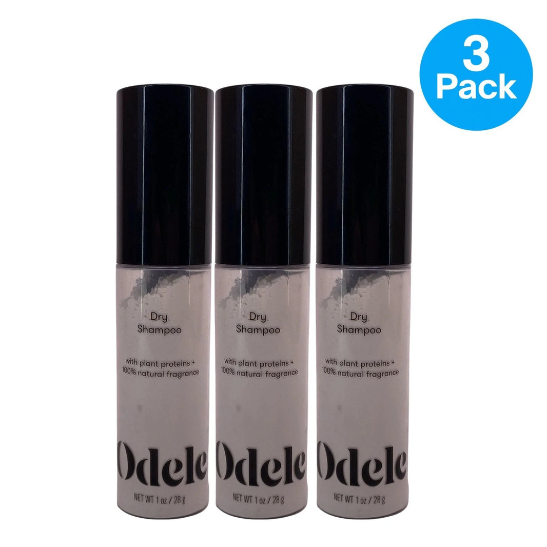 Odele Dry Shampoo Powder 1 oz Natural Fragrance Volumizing 3 Pack New