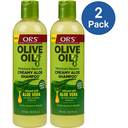 ORS Olive Oil Creamy Aloe Shampoo 12.5oz Each - 2 Pack - New