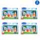 Peppa Pig Peppa’s Family Holiday 4 Figure Set Tropical Vacation Outfits 4 Pack
