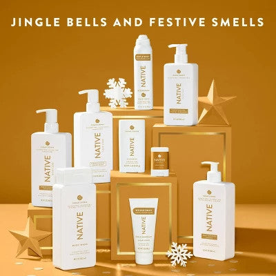 Native Body Wash Sugar Cookie 18 fl oz Pack of 2 Sulfate-Free Holiday Edition