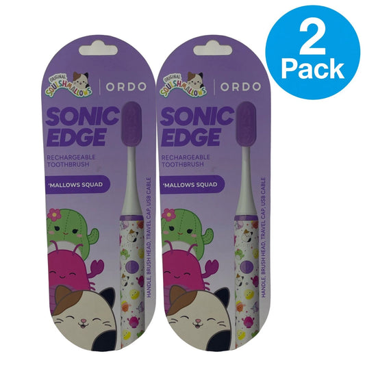 Ordo Sonic Edge Squishmallows Rechargeable Toothbrush 2 Pack New