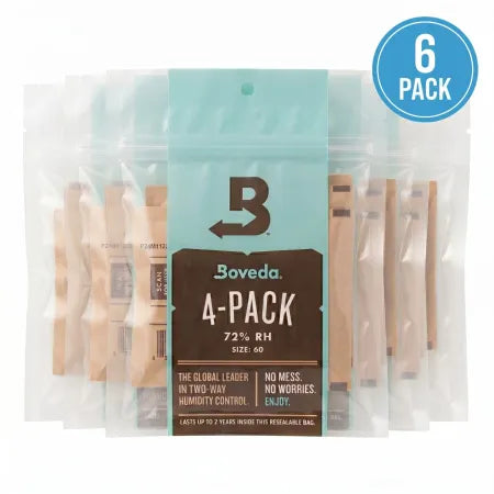 Boveda 72% RH two-way humidity control packets in resealable bags size 60