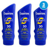 Coppertone SPORT Sunscreen Lotion Broad Spectrum SPF 30 Exp 01/27 Pack of 3 New