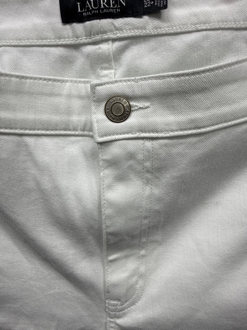 Lauren Ralph Lauren Shorts White Size 22w Women's NWOT NWT