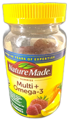 Nature Made Multivitamin Omega-3 Gummies 160 Total Exp 02/27 Pack of 2 New