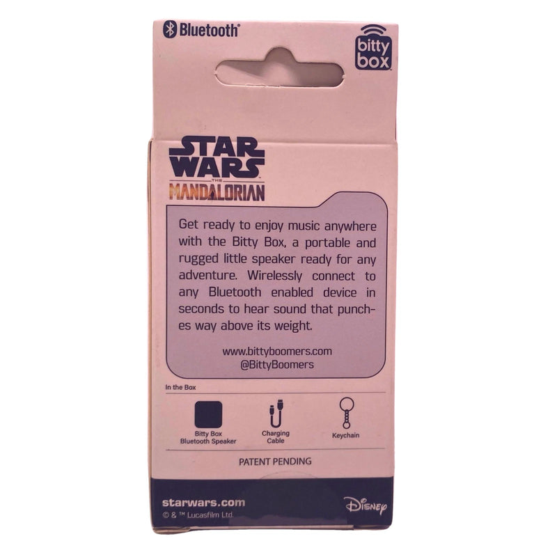 Star Wars The Mandalorian Bitty Boomers Grogu Portable Bluetooth Speaker with Ke