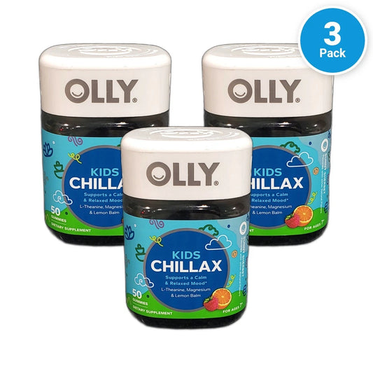 Olly Kids Magnesium L-Theanine Lemon Balm 50ct Exp 01/27 Pack of 3 New