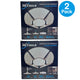 Bell + Howell Hex Bulb 6-Panel Adjustable LED Ceiling Light 3000 Lumens 2 Pack B
