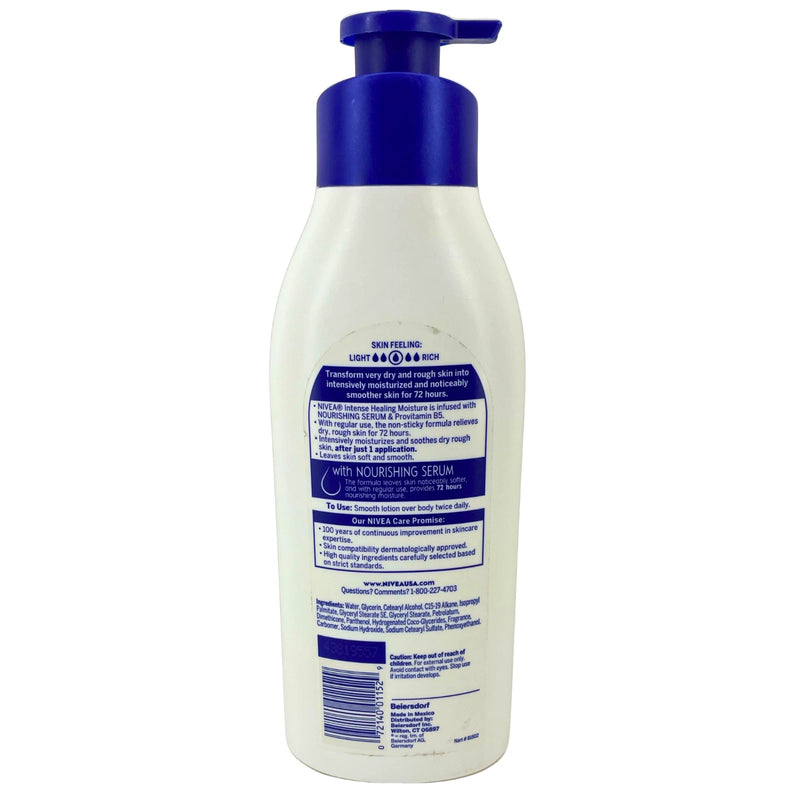 NIVEA Intense Healing Body Lotion for Dry Skin 16.9 oz 4 Pack New