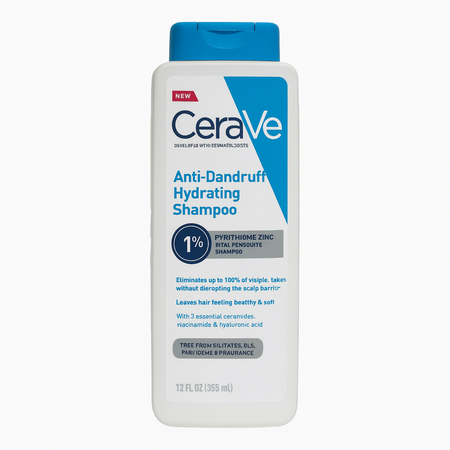 CeraVe Anti-Dandruff Hydrating Shampoo 12oz 1 Pack New EXP:10/2026