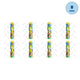 Firefly Clean N' Protect Spongebob Power Toothbrush Pack of 8 New