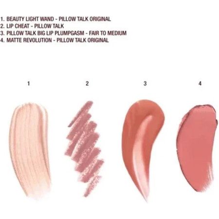 Charlotte Tilbury Pillow Talk Lip & Cheek Secrets Set 1 Pack New 2