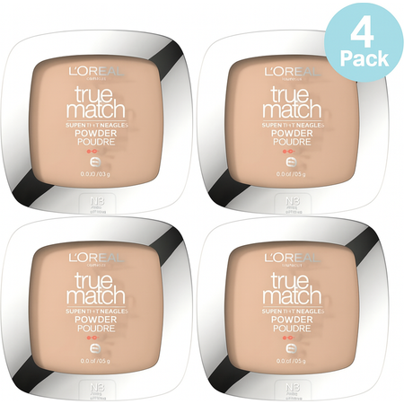 L'Oréal True Match Super-Blendable Powder N3 0.33 oz 4 Pack New 1