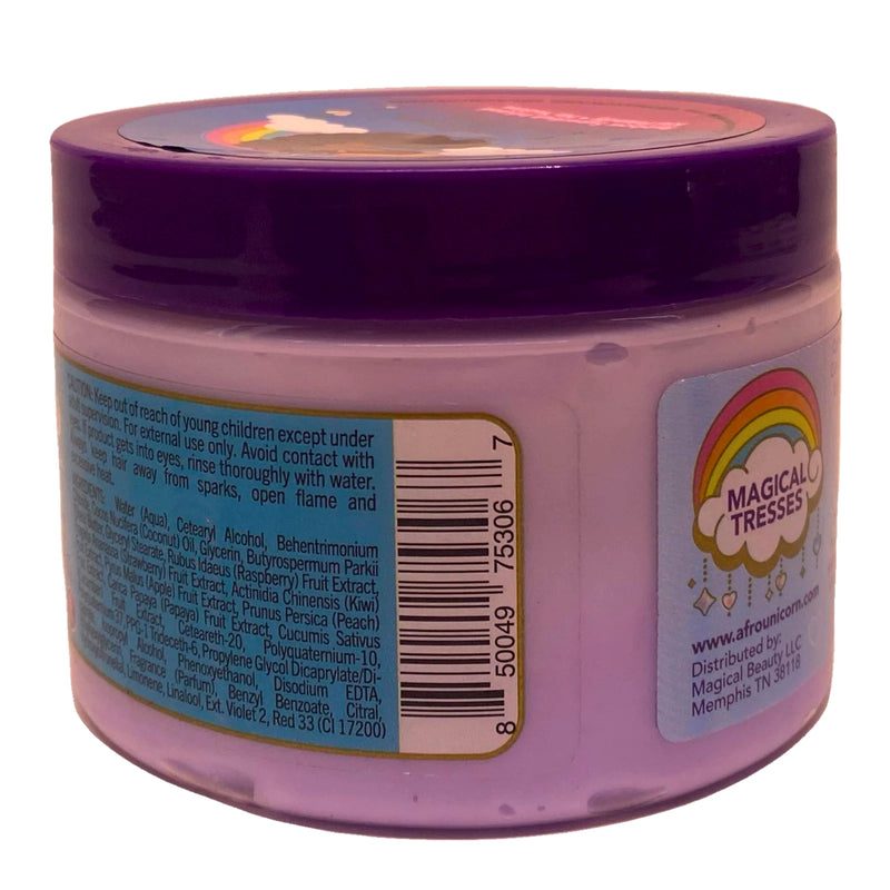 Afro Unicorn Magical Tresses Swirls & Twirls Curl Cream Rainbow Superfruit Infus
