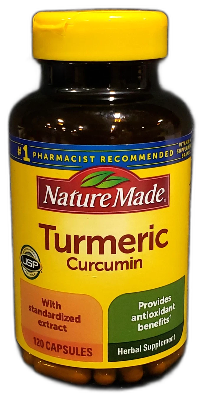 Turmeric Curcumin Herbal Supplement 240 Total Exp 01/28 Pack of 2 New