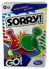 Hasbro Gaming Sorry Grab and Go Board Game Family Fun Play Party Pack of 2 New