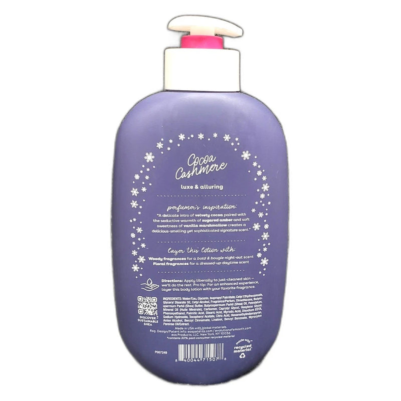Eos Shea Better 24H Moisture Body Lotion Cocoa Cashmere 16oz Bottle New