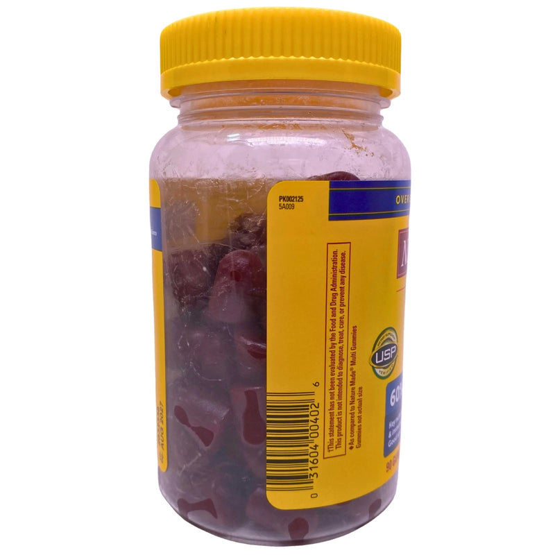 Nature Made Advanced Multi For Him Gummies Mixed Berry Flavor 90 Ct Exp 08/27