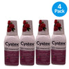 Cystex UTI Prebiotic Cranberry Liquid 7.6 fl oz 4 Pack New EXP 08/2027