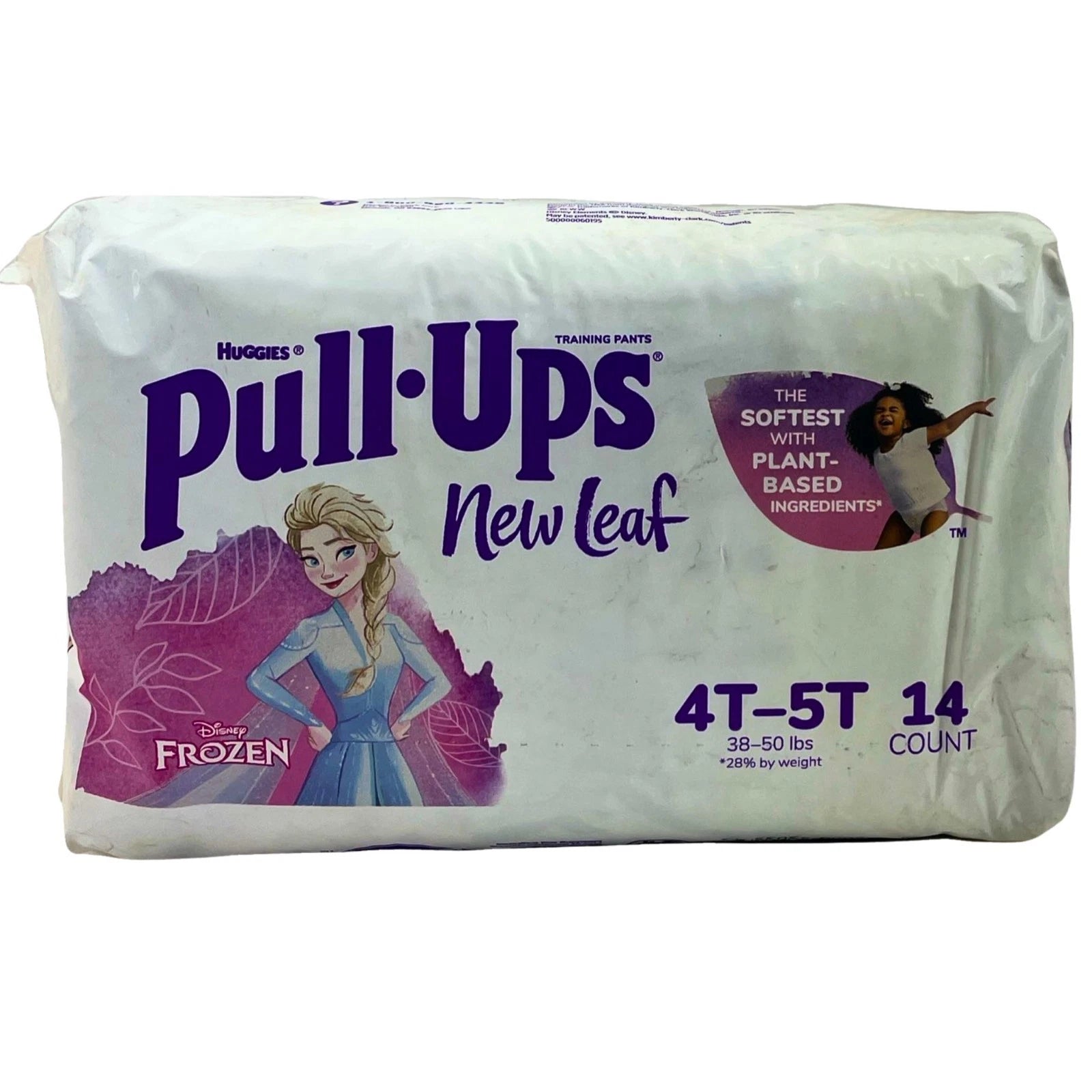 Huggies Pull-Ups New Leaf Frozen 4T-5T 14 Ct 3 Pack New