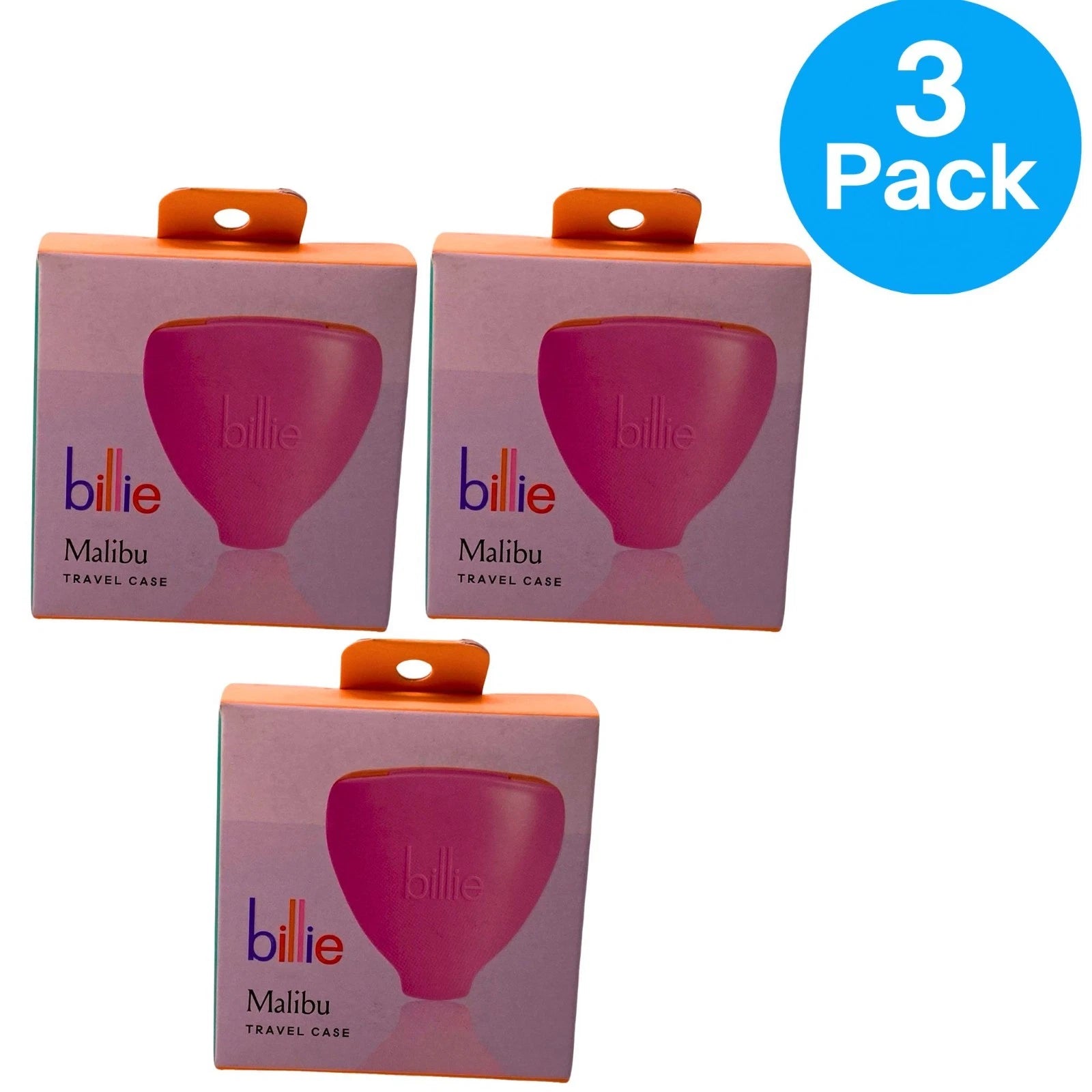 Billie Malibu Magnetic Travel Case for Razors (3 Pack) New