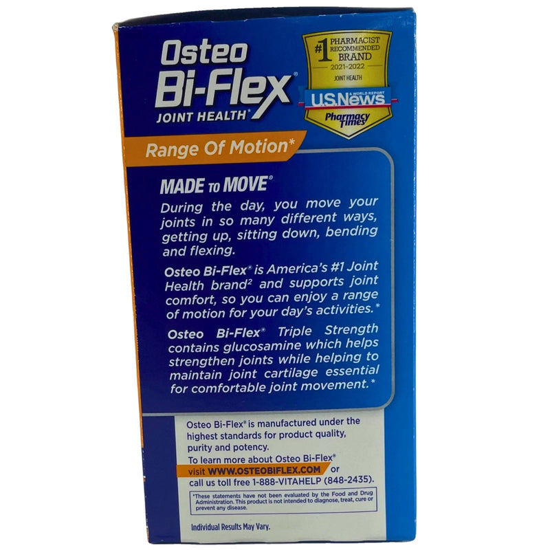 Osteo Bi-Flex Joint Health Triple Strength Glucosamine Chondroitin 120 Coated