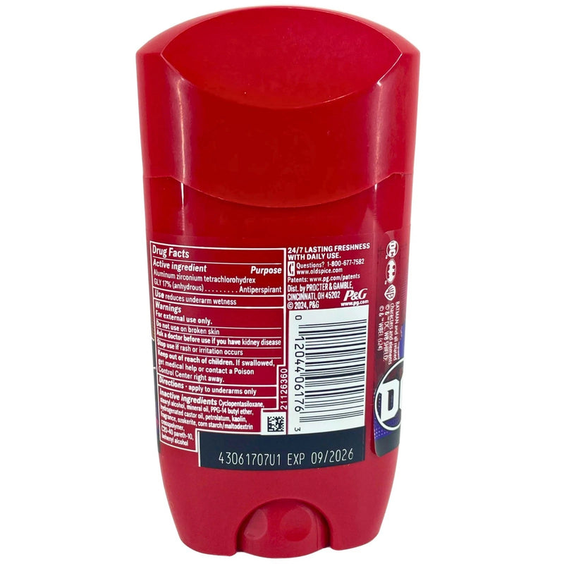 Old Spice Batman Antiperspirant Deodorant Black Cherry Nightfall 10 Pack 09/2026