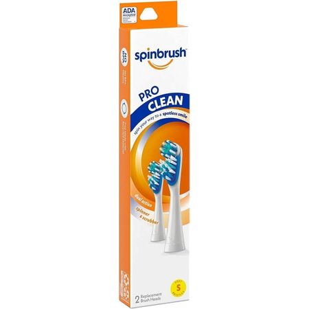 Spinbrush Pro Clean Replacement Heads 2 – New