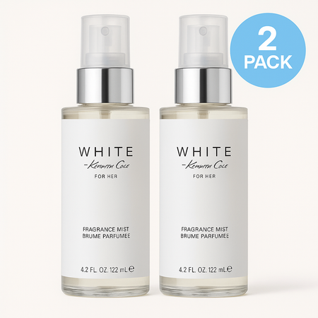 Kenneth Cole White For Her 1oz EDP + 4.2oz Mist 2 Pack New 1