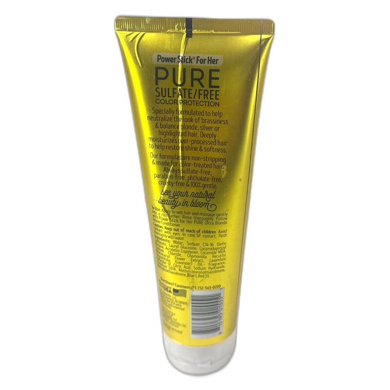 Power Stick Pure Sulfate Free Color Protection Lavender Chamomile Pack of 3 New