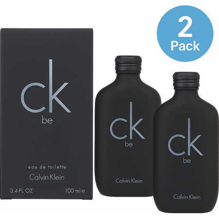 Calvin Klein CK Be EDT Spray 3.4 oz – 2 Pack – Fresh Unisex Scent New