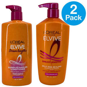 L'Oreal Elvive Dream Lengths Conditioners Bundle 28 oz 2 Pack New