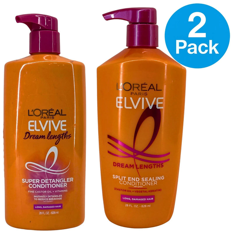 L'Oreal Elvive Dream Lengths Conditioners Bundle 28 oz 2 Pack New
