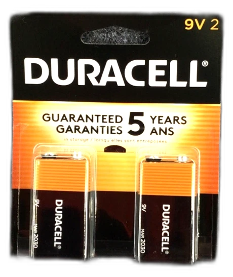 Duracell 9V Batteries Alkaline Fresh Exp 2030 Pack of 2 New