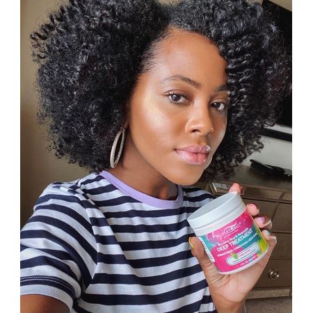 Kurlee Belle Banana Nut & Avocado Deep Treatment, 8 fl oz, All Hair Type, Moisturizing, Unisex