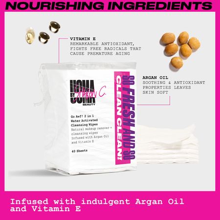 Uoma By Sharon C, Go Awf! 2-In-1 Water Activated Cleansing Pads 40 Pack 4