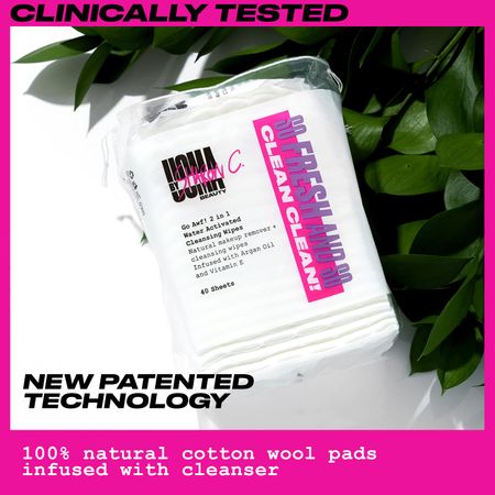 Uoma By Sharon C, Go Awf! 2-In-1 Water Activated Cleansing Pads 40 Pack 3