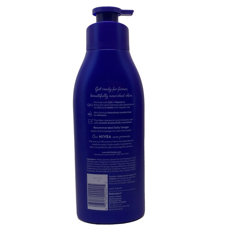 Nivea Skin Firming Lotion Q10 Vitamin C 16.9 fl oz 4 Pack New