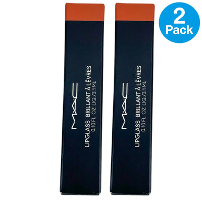 MAC Lipglass Brillant à Lèvres Lip Gloss 0.10 fl oz / 3.1 ml (2 Pack)