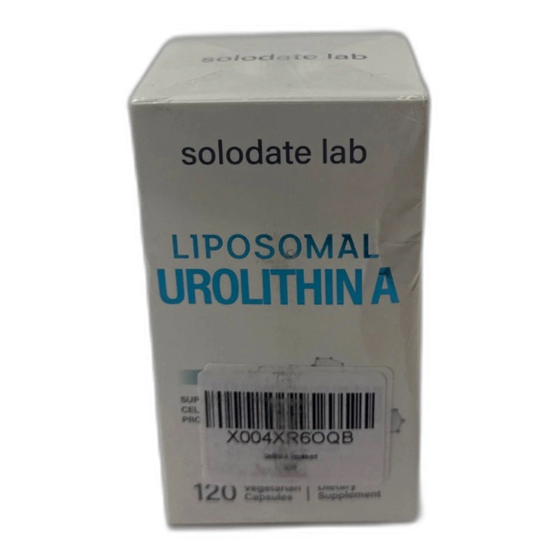Solodate Lab Liposomal Urolithin a 120 Capsules Daily Supplement Exp 11/27 New