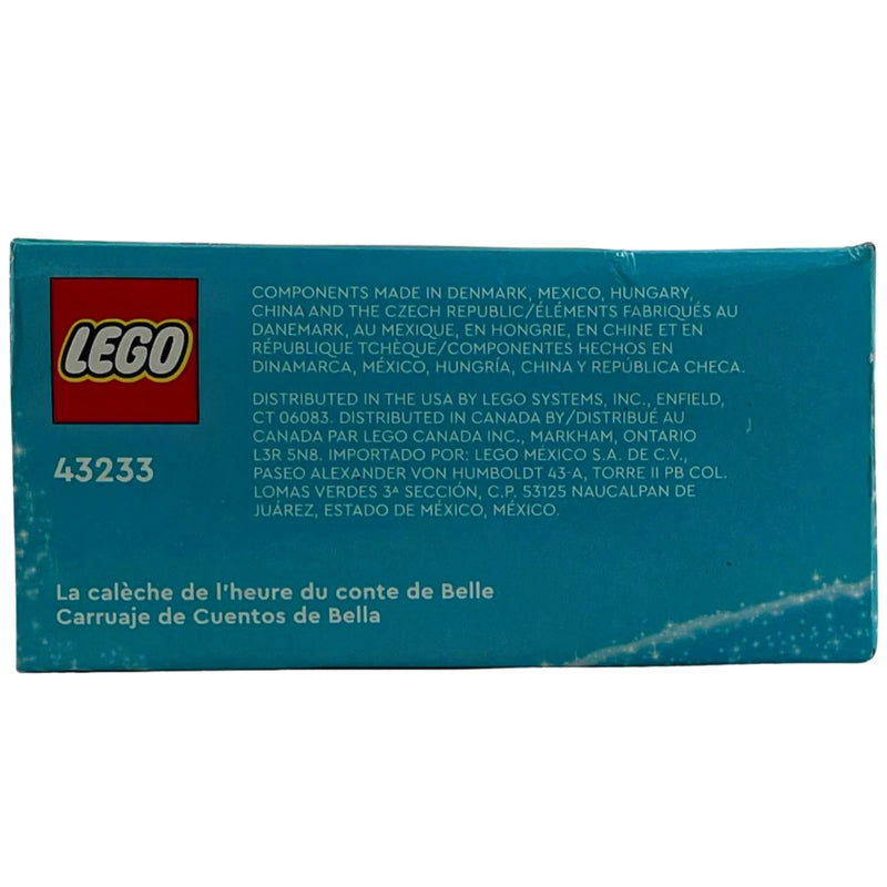 LEGO Disney Princess Belle's Storytime Carriage 43233 Toy Set 62 Pcs 2 Pack New