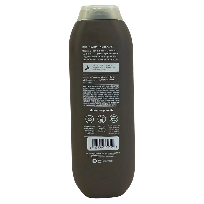Method Men 2-in-1 Shampoo + Conditioner - Cedar + Cypress - 14oz - 3 Pack