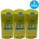 Ban Unscented Invisible Solid Antiperspirant Deodorant 2.6 oz 3 Pack Exp 11/26