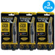 MicroTouch Titanium Max Lighted Personal Hair Trimmer Nose Ear Neck 3 Pack New