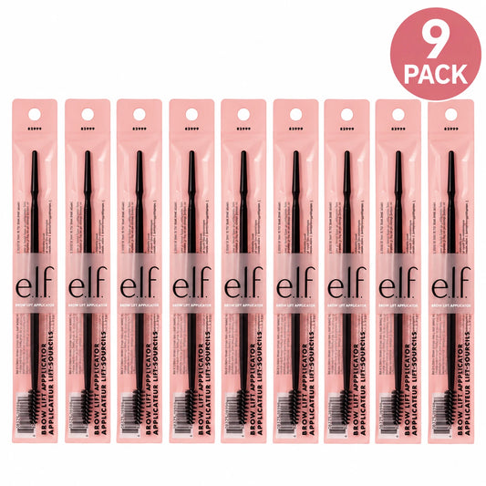 e.l.f. Cosmetics Brow Lift Applicator Dual-Ended Eyebrow Brush & Spatula 9 Pack