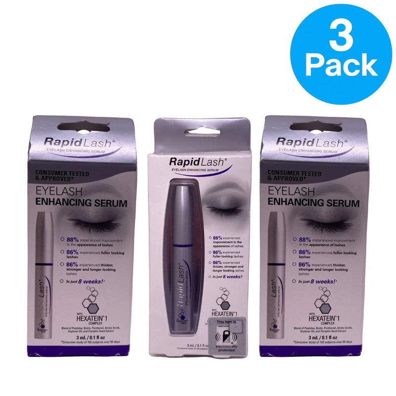 Rapid/Lash Eyelash Enhancing Serum Growth Conditioner, New 3 Pack