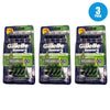 Gillette Sensor 3 Sensitive Men 3 Blade Razor 4ct Pack of 3 New