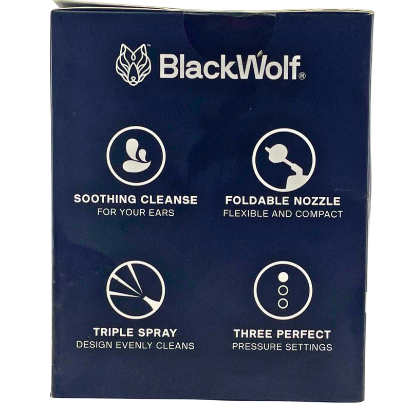 BlackWolf Wush Powered Ear Cleaner Rechargeable Water Irrigator Set 1 Pack New