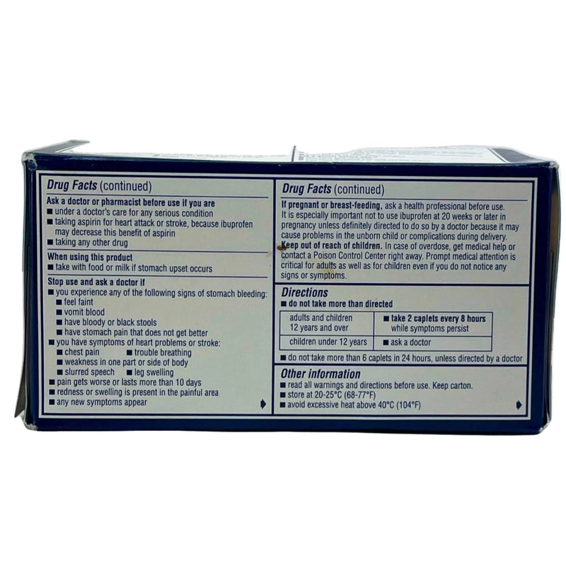 Advil Dual Action Acetaminophen 250mg Ibuprofen 125mg 144ct 1 Pack Exp 05/27 New