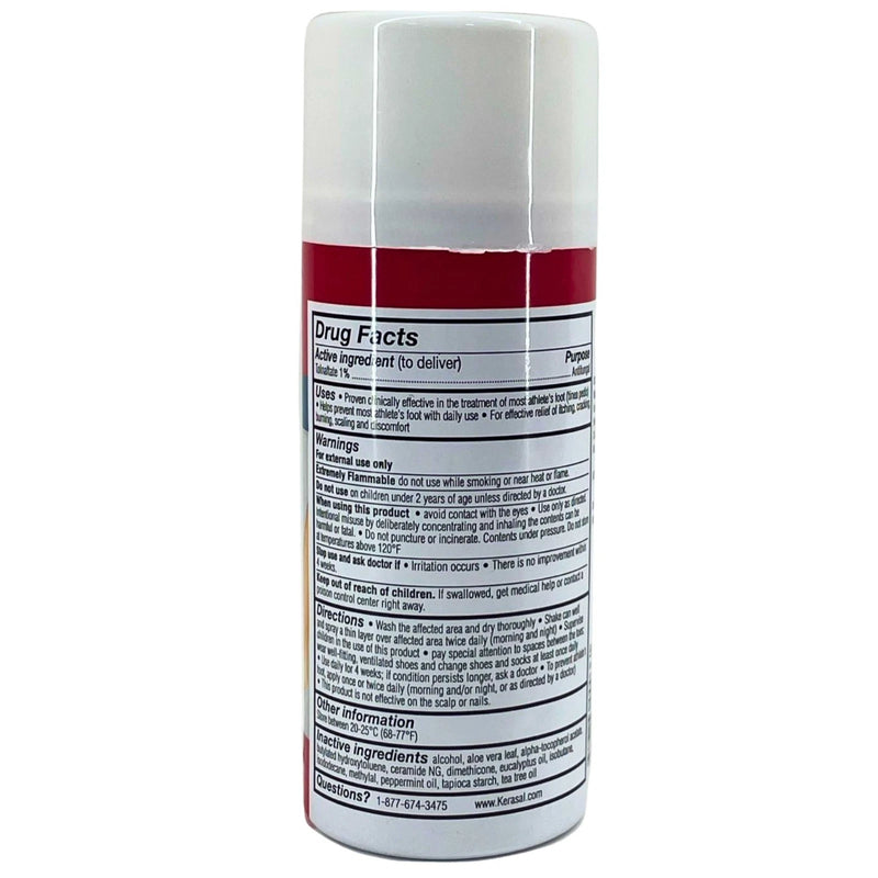Kerasal Athlete’s Foot Invisible Powder Spray 2 Oz 4 Pack New